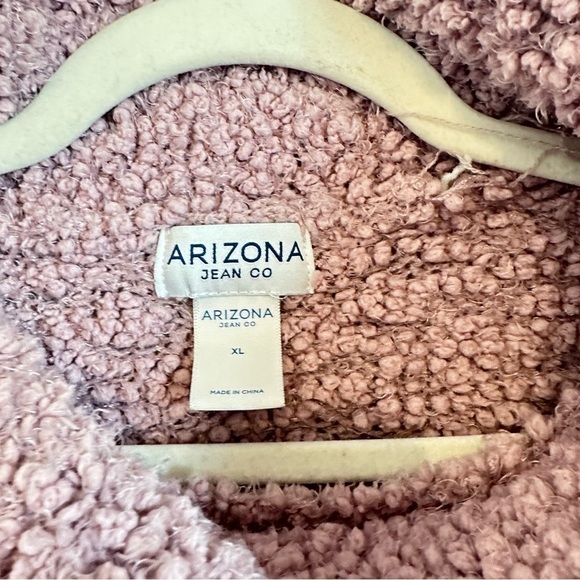 Rose pink cropped turtleneck / cowl neck sweater, nubby teddy fleece super cozy! - Picture 2 of 6